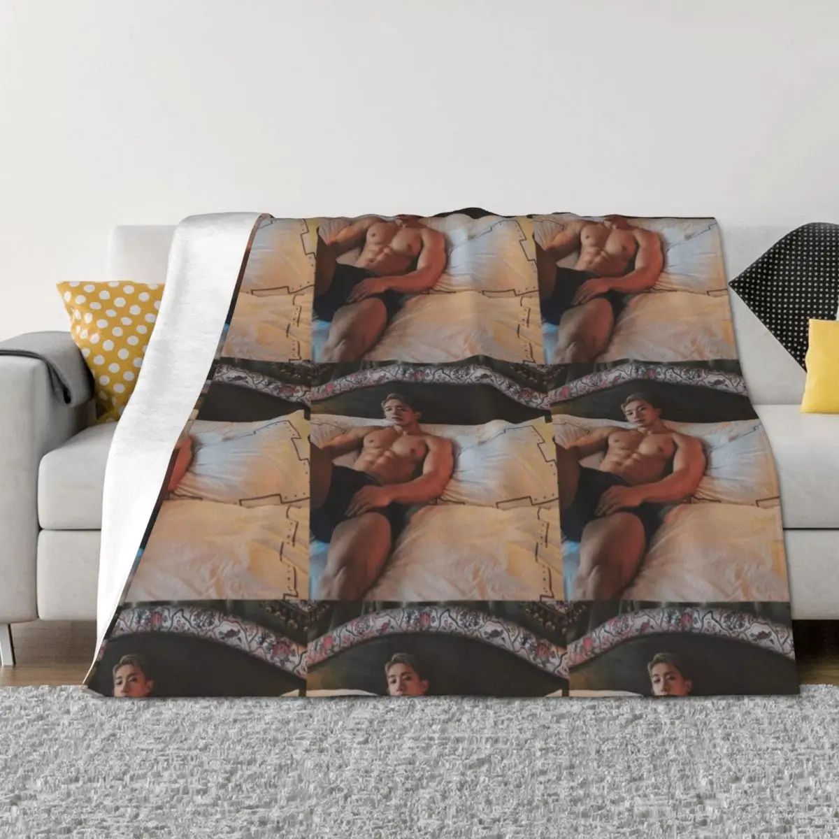 

Sexy Wonho monsta x Throw Blanket Tourist Custom Bed Summer Blankets