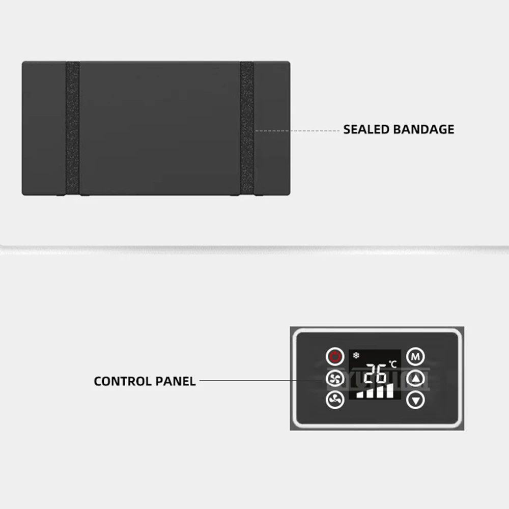 Camping Electric Air Conditioner Integrated Internal Installation Mini Aire Acondicionado 24V Automotive Air-conditioning