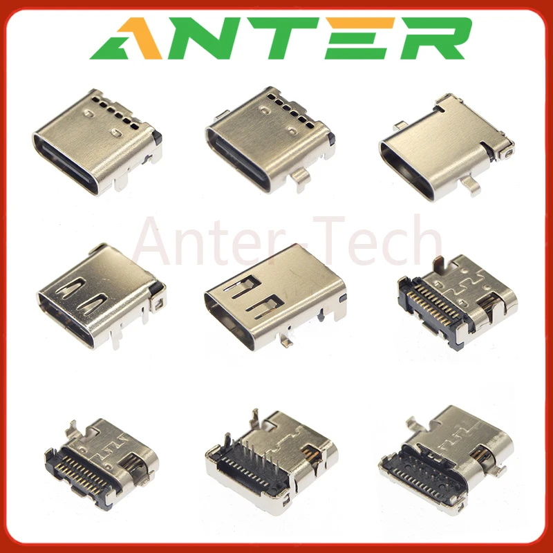1/2/5/10PCSNEW For Lenovo T480 T580 L480 L580 L490 Type-c 24p USB C Charging Port Socket Connector Usb Jack