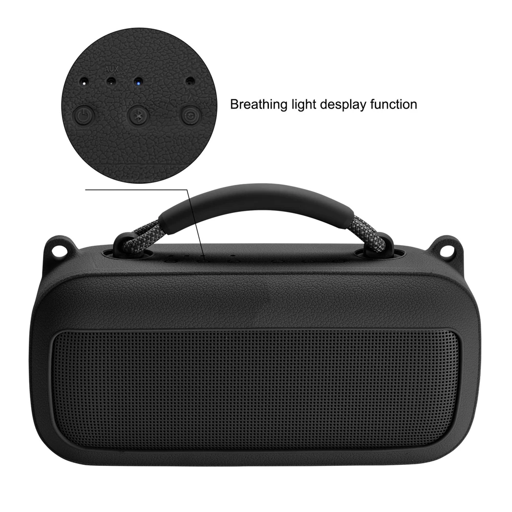 Black/Blue Silicone Protective Case for SoundLink Max Wireless Audio Anti-scratch Accessories