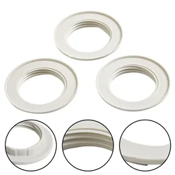 3Pcs E14 Plastic Lampshade Collar Ring Thread Lamp Light Shade Parts Bulb Holder Adapter Washer Transverter Retaining Fitting
