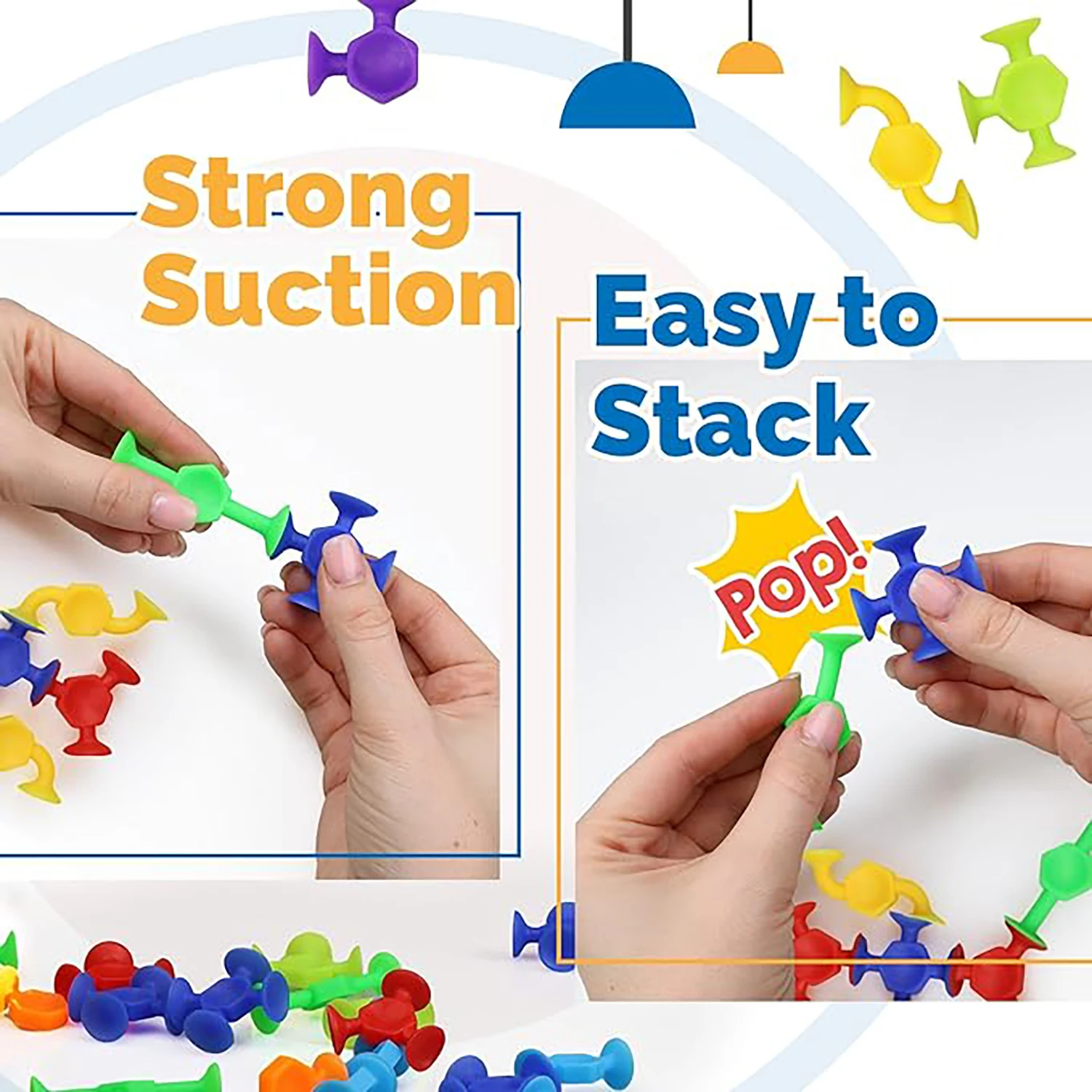 Mini miękkie klocki z przyssawkami, uniwersalne puzzle DIY, zabawki konstrukcyjne dla dzieci.