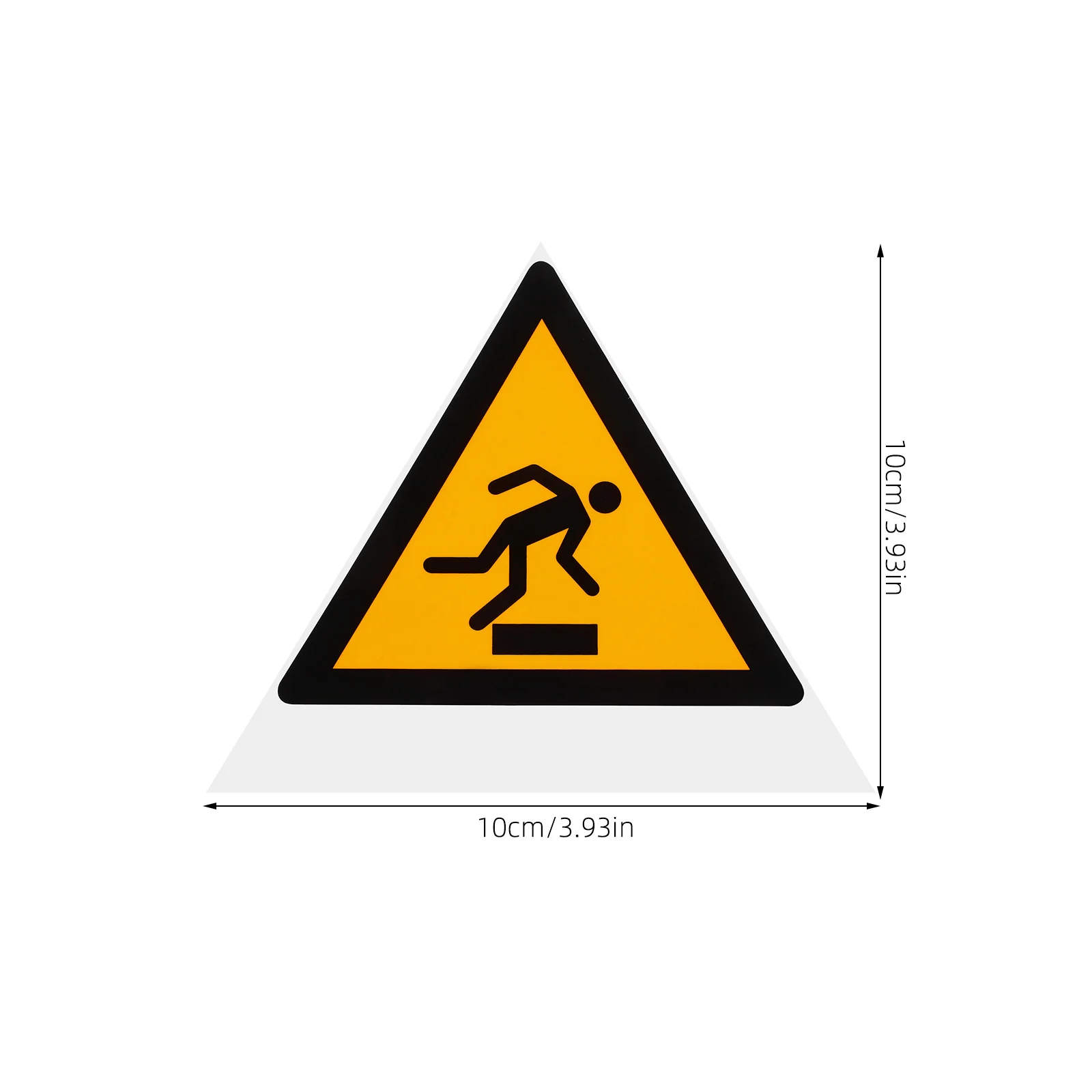 Danger Sign Caution Tripping Hazard Floor Decal Safety Adhesive Sticker Watch Your Step Indoor Outdoor Use Traffic Safety