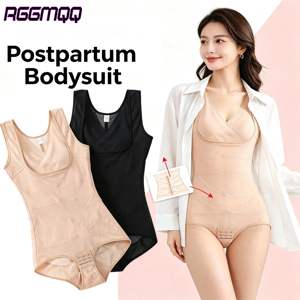 1PCS Women Hi-Waist Shapewear Bodysuit, Tummy Control Butt Lifter Panty, Slimming Body Shaper Girdles for Postpartum Recovery