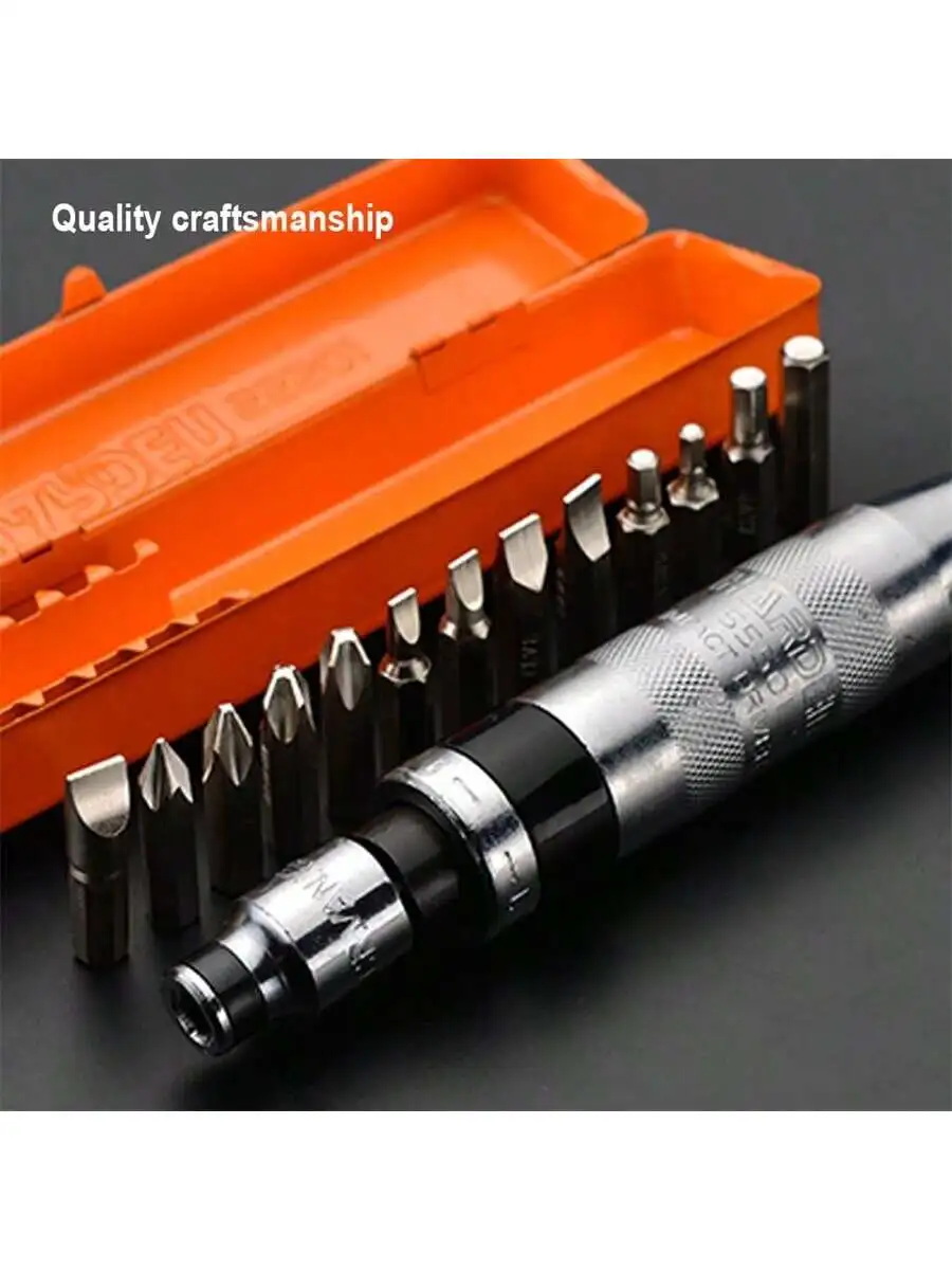 14Pcs Heavy Duty Shock Screwdriver Bits Screw Extractor Repair Driver Set Impact Screwdriver Set