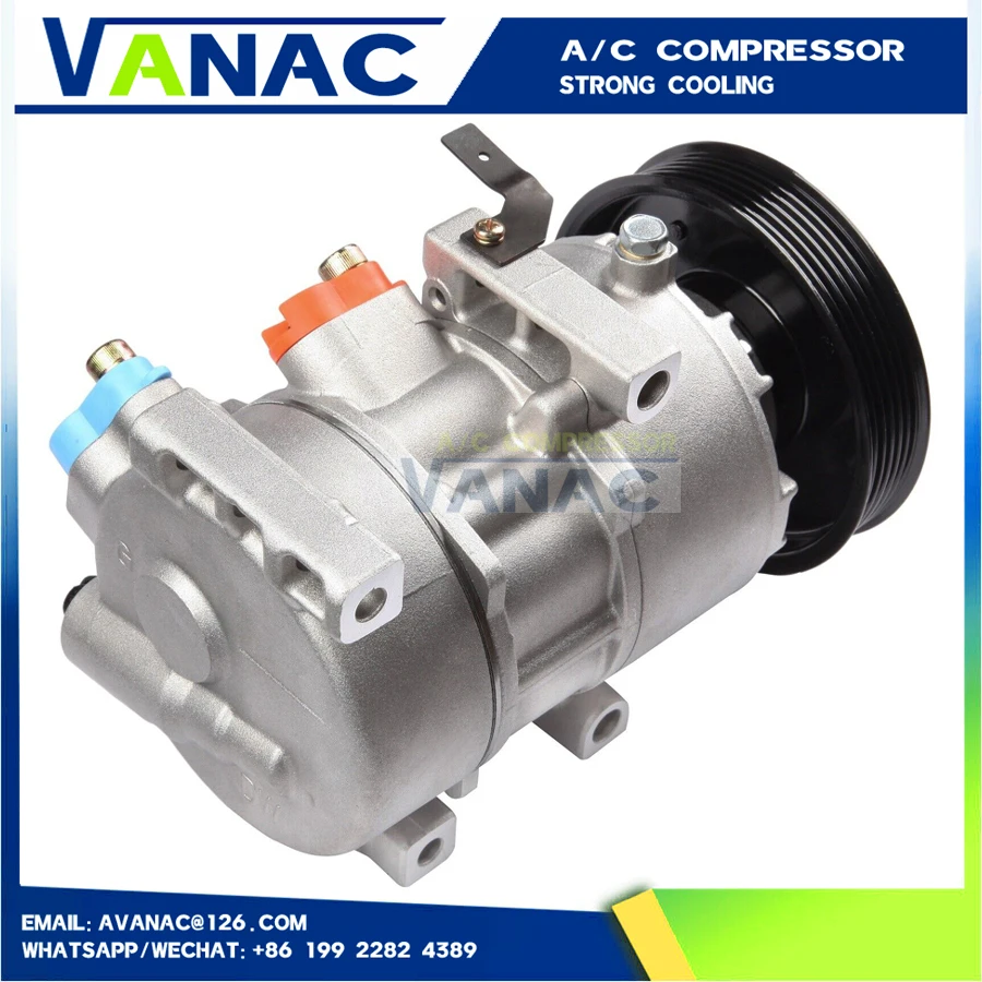 

DVE12 AC Compressor & AC Clutch CO 20765C 177324 178324 977011R100 97701-1R100 For Hyundai Accent Kia Rio L4 1.6L 2012-2017