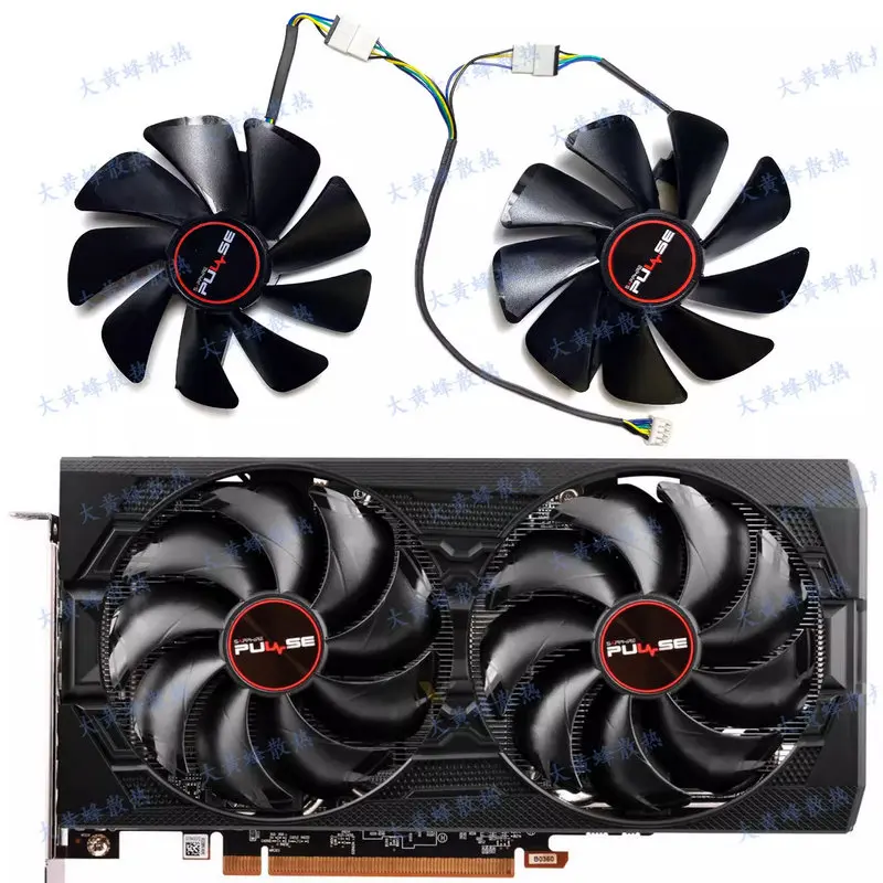 

New Cooling Fans for SAPPHIRE RX5600XT 6GB PULSE BE Graphics Card FD10015M12D