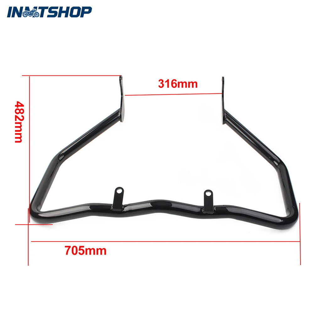 Customizable- Engine Guard Frame Black Protector Fit for Harley Sportster S Motorcycle Engine Guard Bumper Crash Bar Grand bar