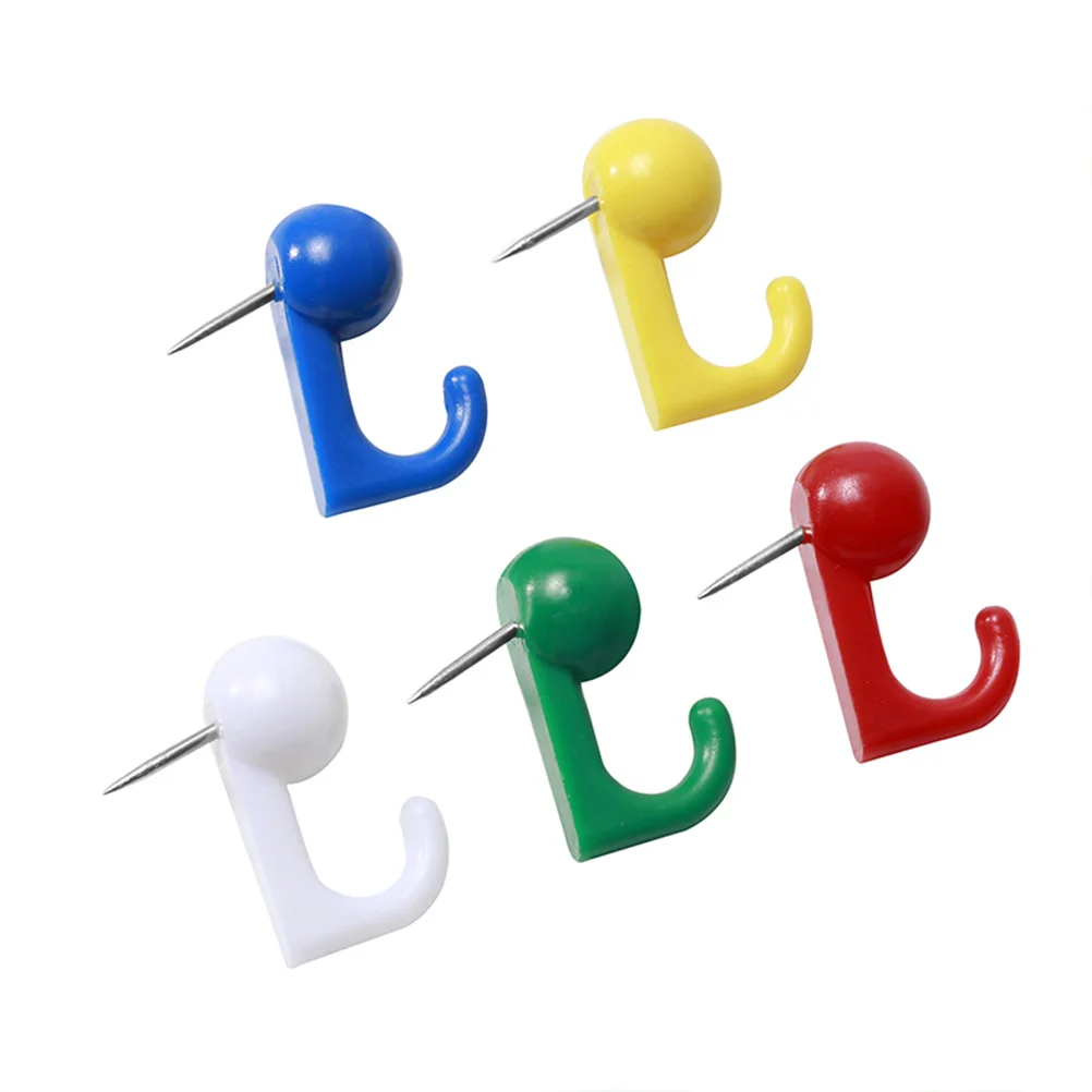 100Pcs Colorful Sofa Cushion Fixator Map Pin Plastic Push Pin Creative Multi Color Locating Nail for Home Office