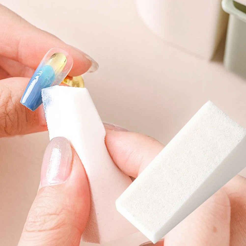20 pçs ferramentas de esponja de beleza esponjas de gradiente de unhas para unhas maquiagem mistura macia polonês