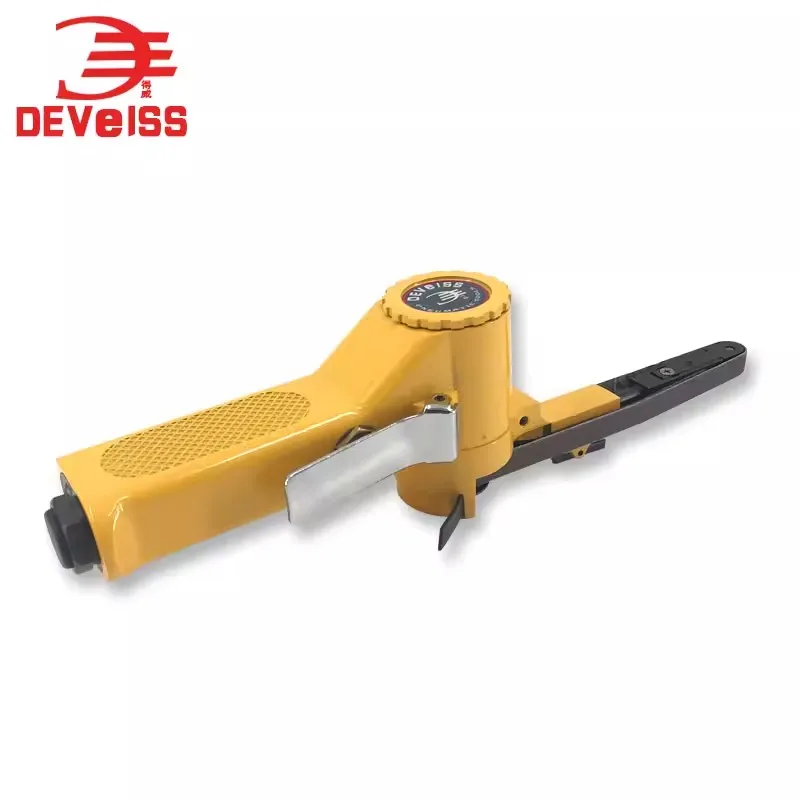 Sanding Belt Machine At-7009 Pneumatic 10mm Belt Sander Wire Drawing Machine Sanding Machine