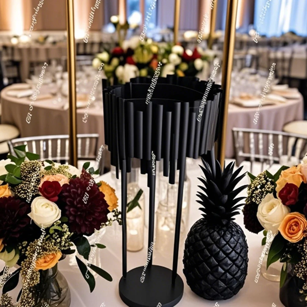 

5pcs)Metal Flower Stand Vase Party Decor Wedding Decoration Table Centerpieces Floral Rack Riser Display Pedestal