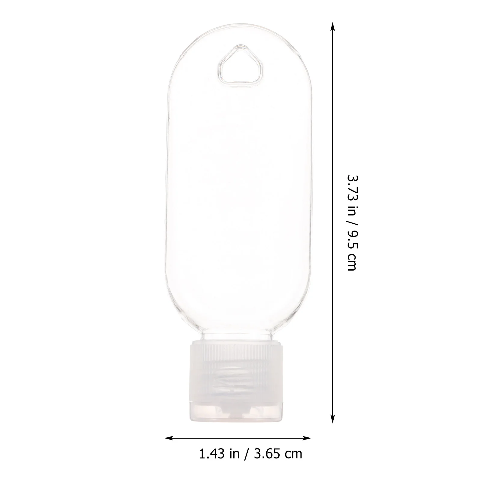 10 set Hand Bottle Refillable Travel Bottles Portable Keychain Liquid Container For Perfume Makeup Mist Sub-Packaging