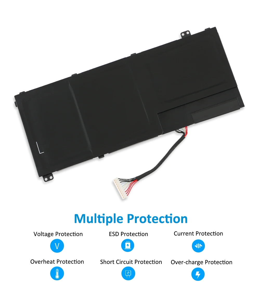 11.4V 4605mAh AC14A8L Laptop Battery For Acer Aspire VN7-571 VN7-571G VN7-591 VN7-591G VN7-791G Series MS2391 KT.0030G.001