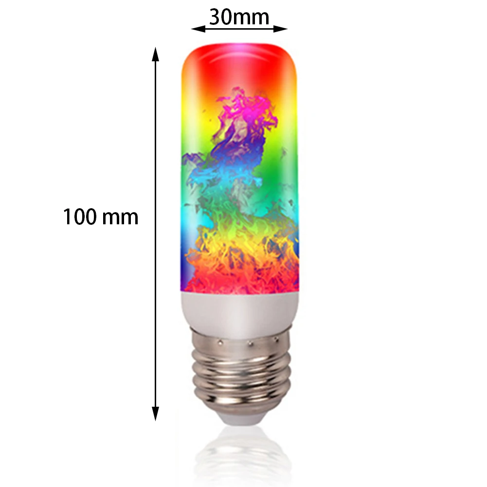 E27 LED Flame Effect Fire Light Bulbs Creative Lights Flickering Emulation Vintage Atmosphere Decorative Lamp