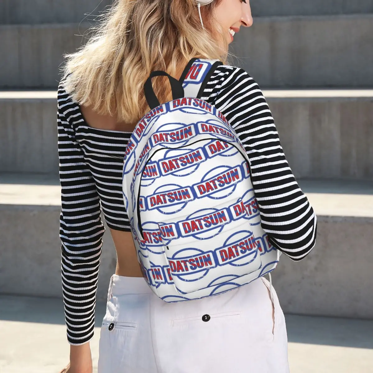 

Japan Datsun Manufacturer Logo Student Backpack School Bag Hiking Travel Daypack for Boys Girls Fashion Bookbag Shoulder Bags