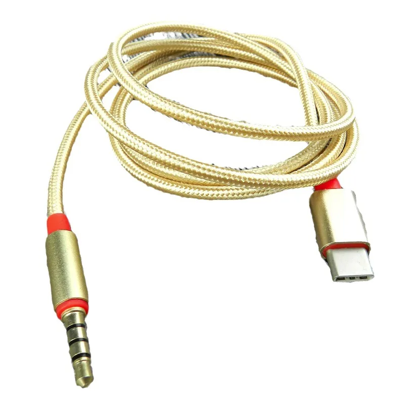 Type-c To 3.5mm Car Audio Cable, Mobile Phone AUX Conversion Cable Suitable For Xiaomi Huawei LeEco Speaker Cable