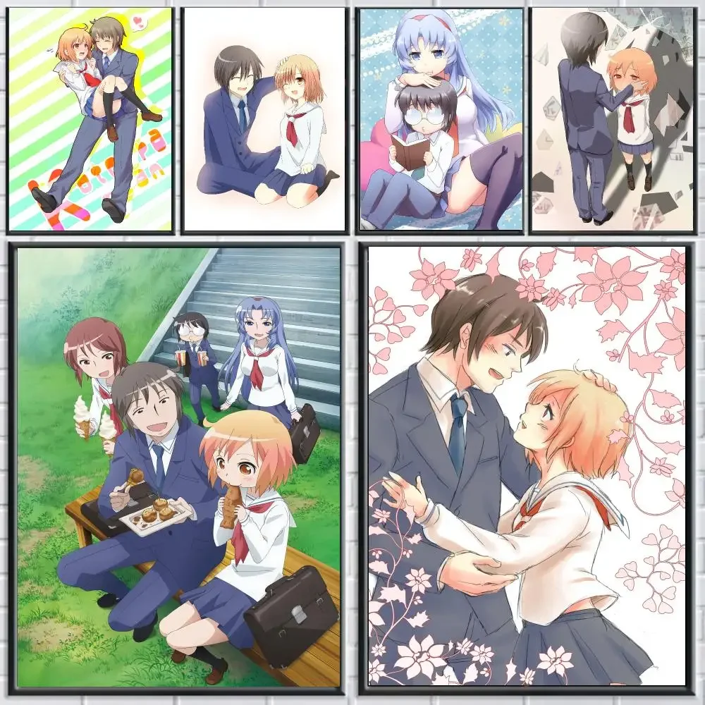 anime T-The Troubled Life of Miss-A Poster Peel and Stick Wall Art for Cafe Office Bar and Home Decoration