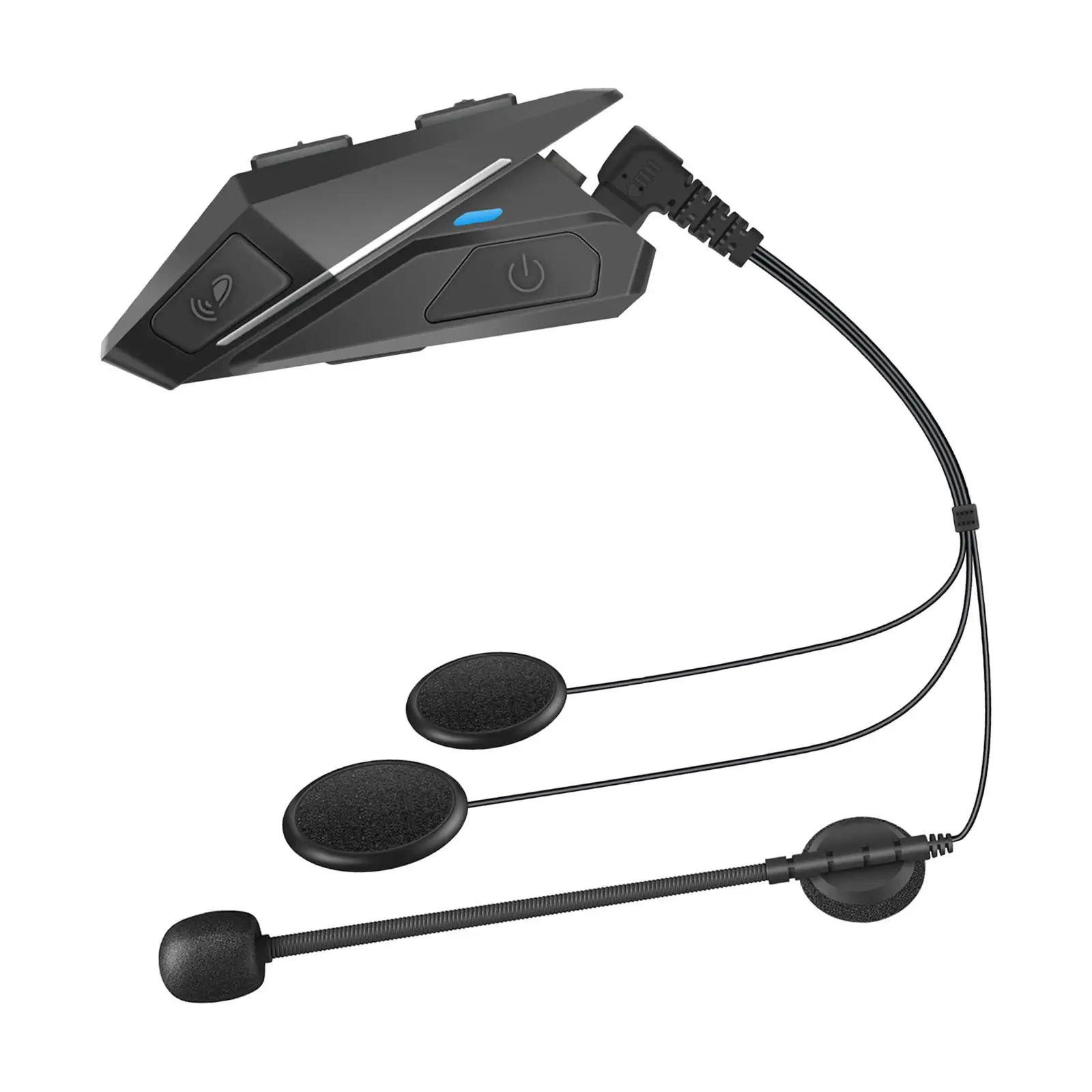 

Motorcycle Helmet Headset Intercom Motorbike Headphone for Riding Driving