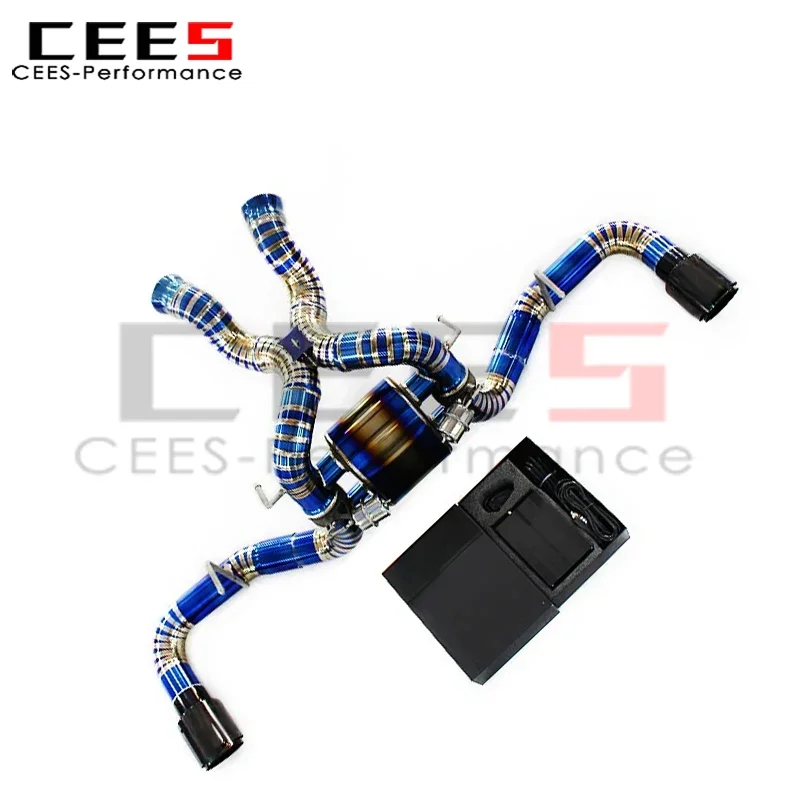 CEES Valvetronic Catback Exhaust Pipe for McLaren 570S 3.8T 2015-2019+ Racing Valved Sport Exhaust Muffler System