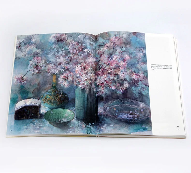 Watercolor Lesson IV: From Sketch To Watercolor Master basic drawing skills Art Painting Design Coloring book