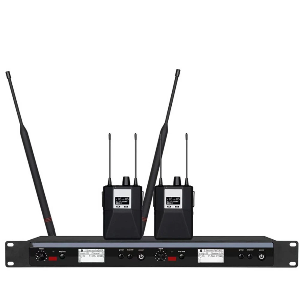 

PSM600 Professional Wireless In-Ear Monitors - Dual Channel, UHF for Stage Performance & Studio Monitoring
