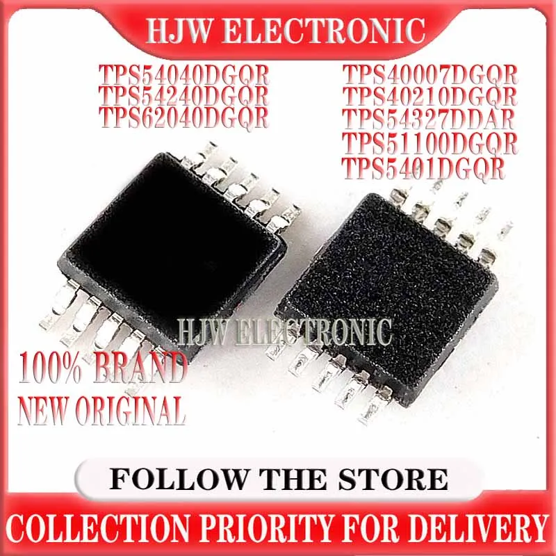 (1piece) New TPS40007DGQR TPS40210DGQR 40210 TPS51100DGQR 51100 TPS5401DGQR TPS54240DGQR 54240 TPS62040DGQR TPS54040DGQR msop10