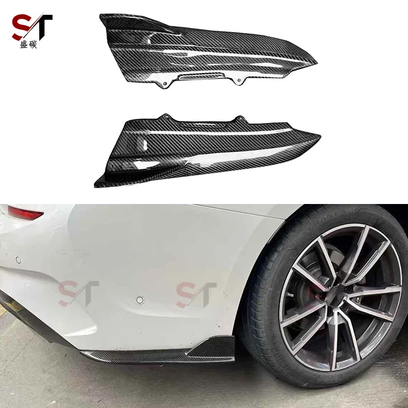 

Suitable for 19-21 BM 3 Series G20 G28 Carbon Fiber Rear Cover Corner Modified Rear Bumper Tail Lip Corner Guard