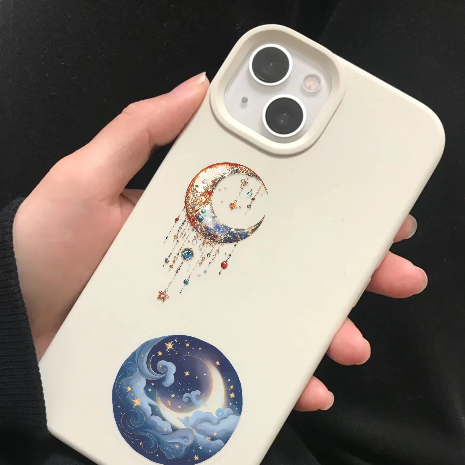 100 قطعة من ملصقات السماء المرصعة بالنجوم ماجيك كوكب حالمة جالاكسي DIY ديكور صندوق أدوات مكتب حامل قلم دفتر ملصقات شفافة للحيوانات الأليفة