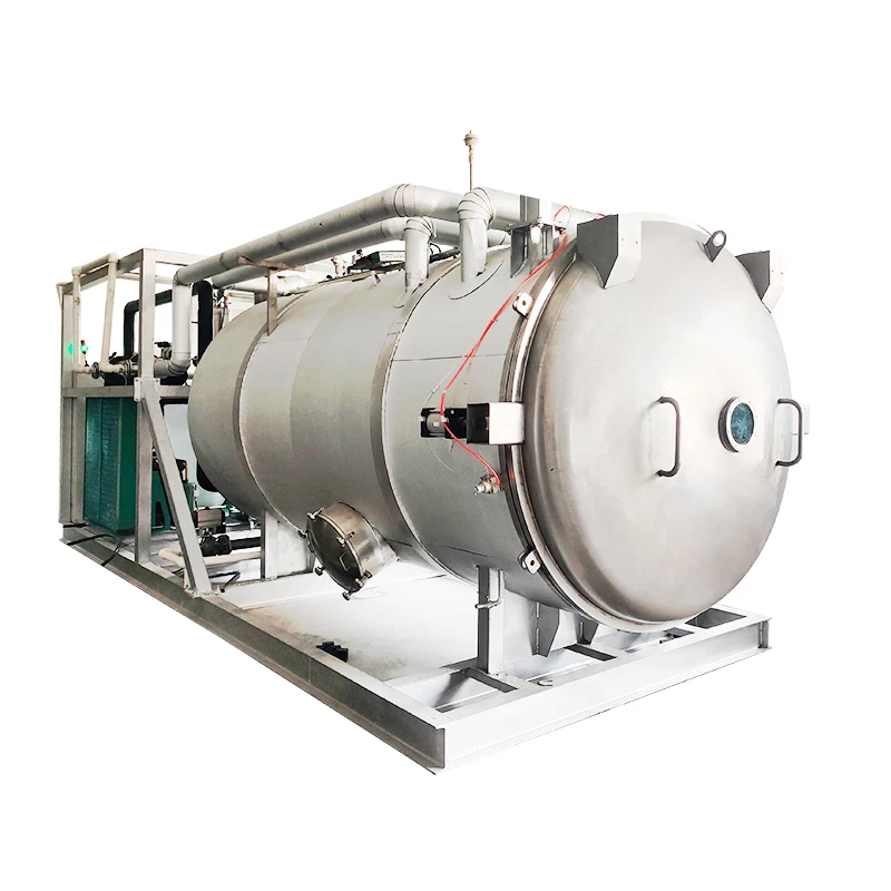 آلة تجميد الطعام المجفف المتنقلة آلة تجفيف صناعية آلة تجميد الفراغ