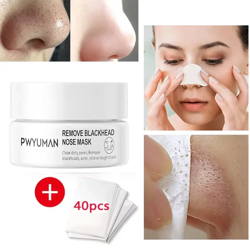 

Removal Blackheads Face Mask Eliminate Nose Black Dots Pore Refinement Deep Cleansing Peeling Tighten Whitening Skin Beauty Care