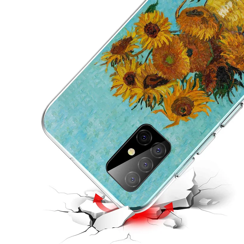 Van Gogh Oil Art Painting Phnoe Case for Samsung Galaxy A51 A50S A71 A70 A41 A40 A31 A30 A21S A20S A10S A21S A6 A7 A8 A9 Cover C