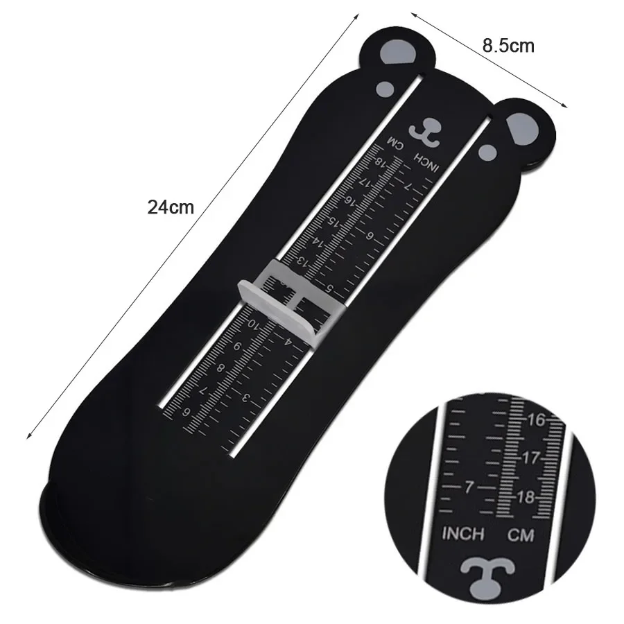 Foot Measuring Device Kids Foot Length Measure Gauge Men Women Adults Feet Shoes Size Measurement Ruler US Standard Size