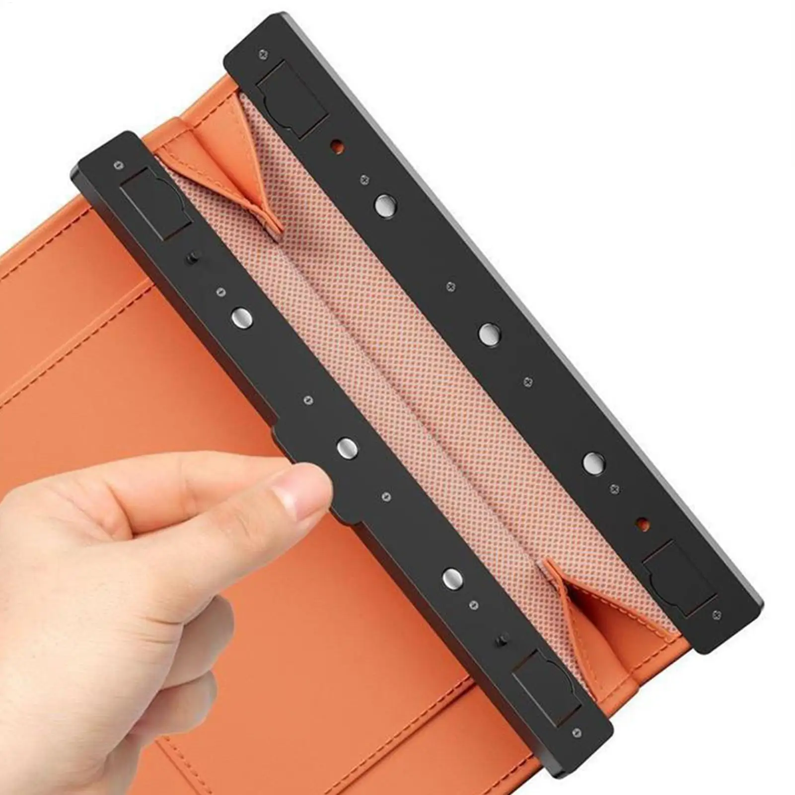 Car Trash Bag Magnetic Closure Backseat Interior Storage Foldable Travel Trash Bag For Road Trips Weekend Outdoor Adventures