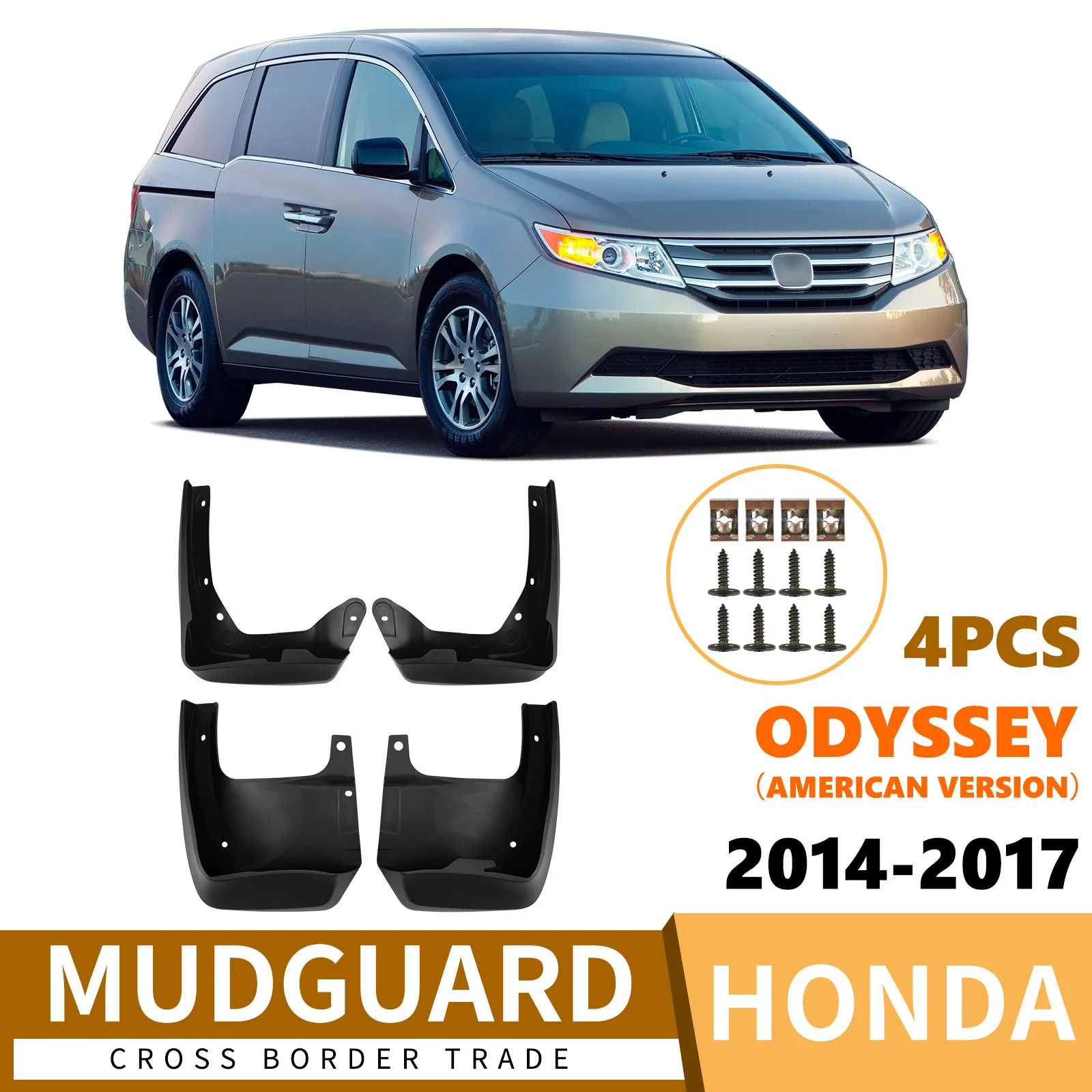 

For 2014-2017 Honda Odyssey Mud Flaps Splash Guards