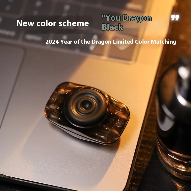 Nampoo Fingerspitze Gyro Two-In-One EDC Magnetische mechanische Karte Push Toy Fidget Spinner zwischen den Fingern Rotation Stressabbau