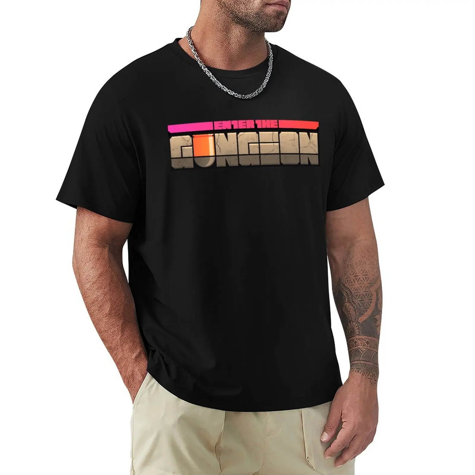 Enter The Gungeon Logo2 For Fans T-Shirt Holiday Vacation Tee Shirt