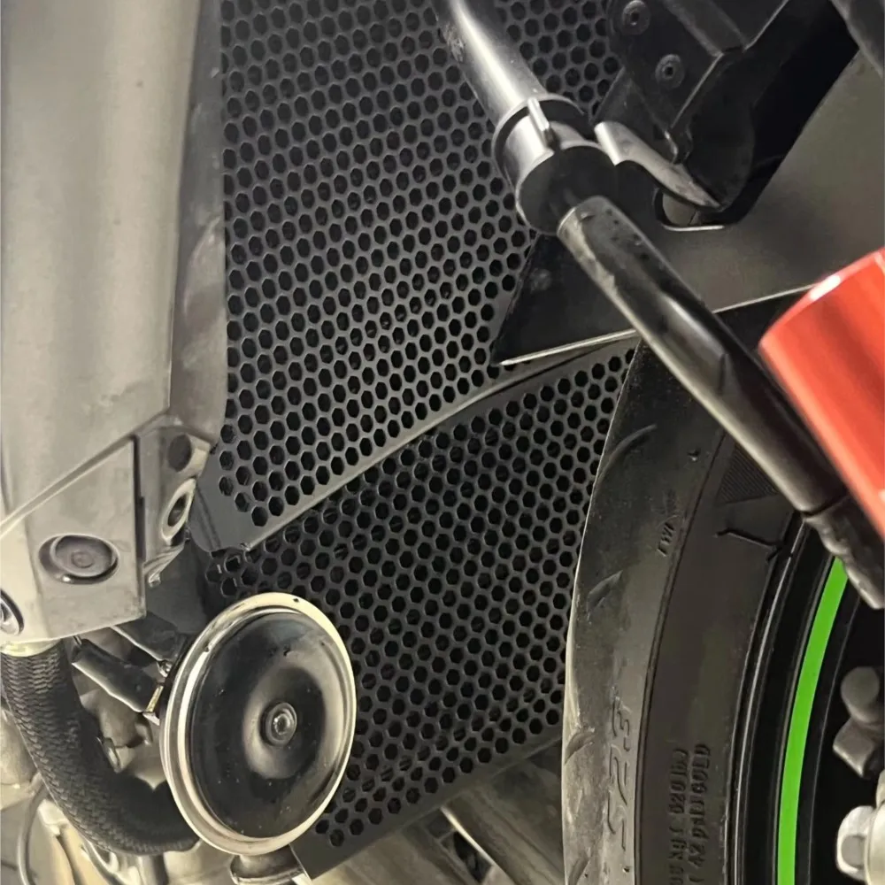 For Kawasaki Ninja ZX-10R ZX-10RR 2021-2023-2024-2025-2026 Motorcycle Aluminum Radiator Guard Grille Protector Oil Cooler Cover
