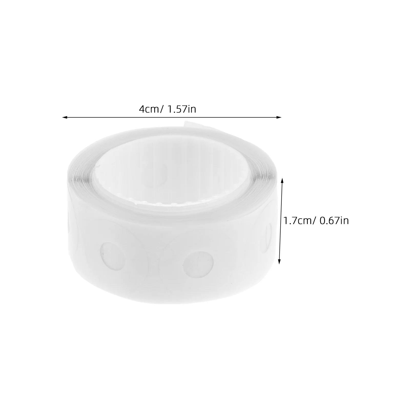 1 صندوق 1/4 "ملصقات ورقية ملصقات ذاتية اللصق واضحة لصفحات الموثق أوراق فضفاضة مكتب المدرسة استخدام تسميات ثقب الورق