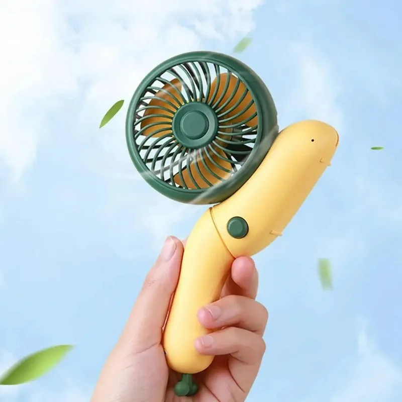 1 ventilateur de bureau portable, silencieux et puissant, pliable, en forme d'escargot._voghion.com