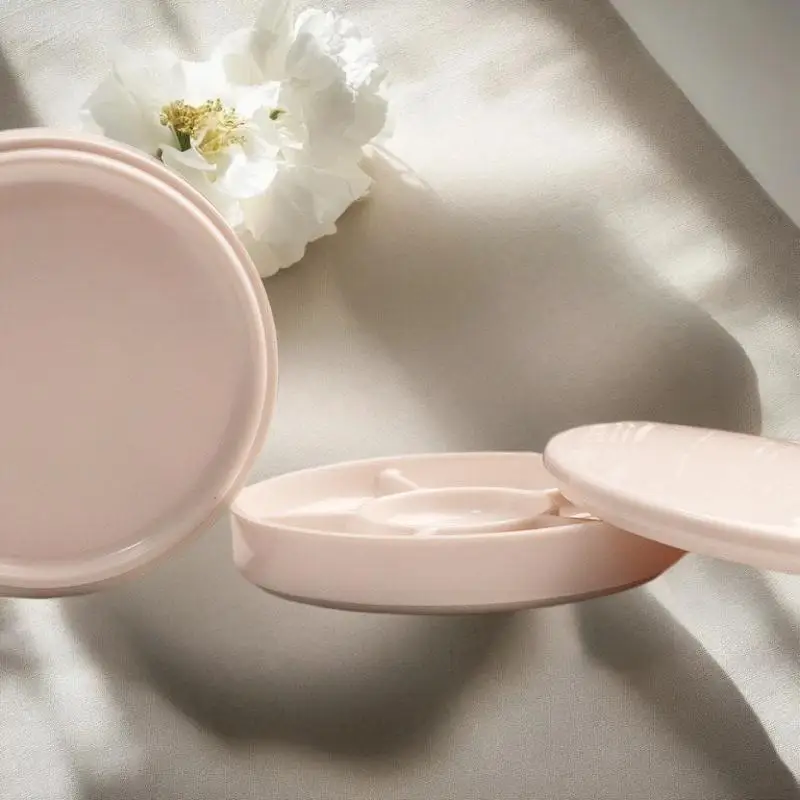 Imitation Porcelain Round Palette With Lid Acrylic Watercolor Painting Multifunctional White Paint Tray Artist SuppliesHot Sale