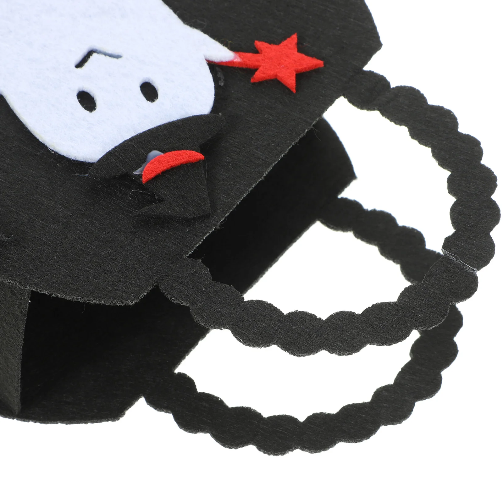 4 buah tas hadiah untuk anak-anak Halloween ember dengan pegangan permen hadiah kantong labu