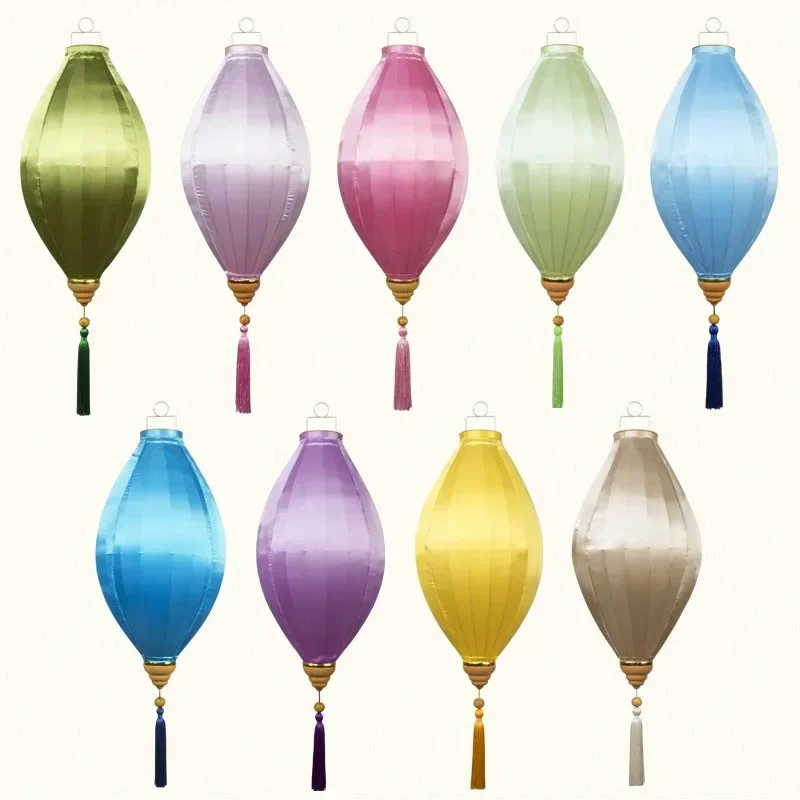

Solid color Hanging Lanterns Waterproof Colth Rugby Lanterne Wedding Decoration Party Festival Outdoors Retro Diamond Lantern