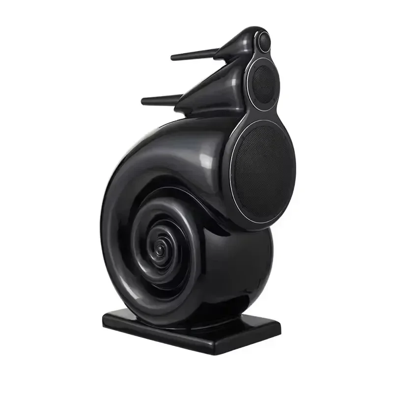 Grande Nautilus 8 polegadas HiFi karaokê con 2 micrófonos Torre Passiva Alto-falante Sistema de Som de Home Theater Alto-falante de 3 frequências Bom