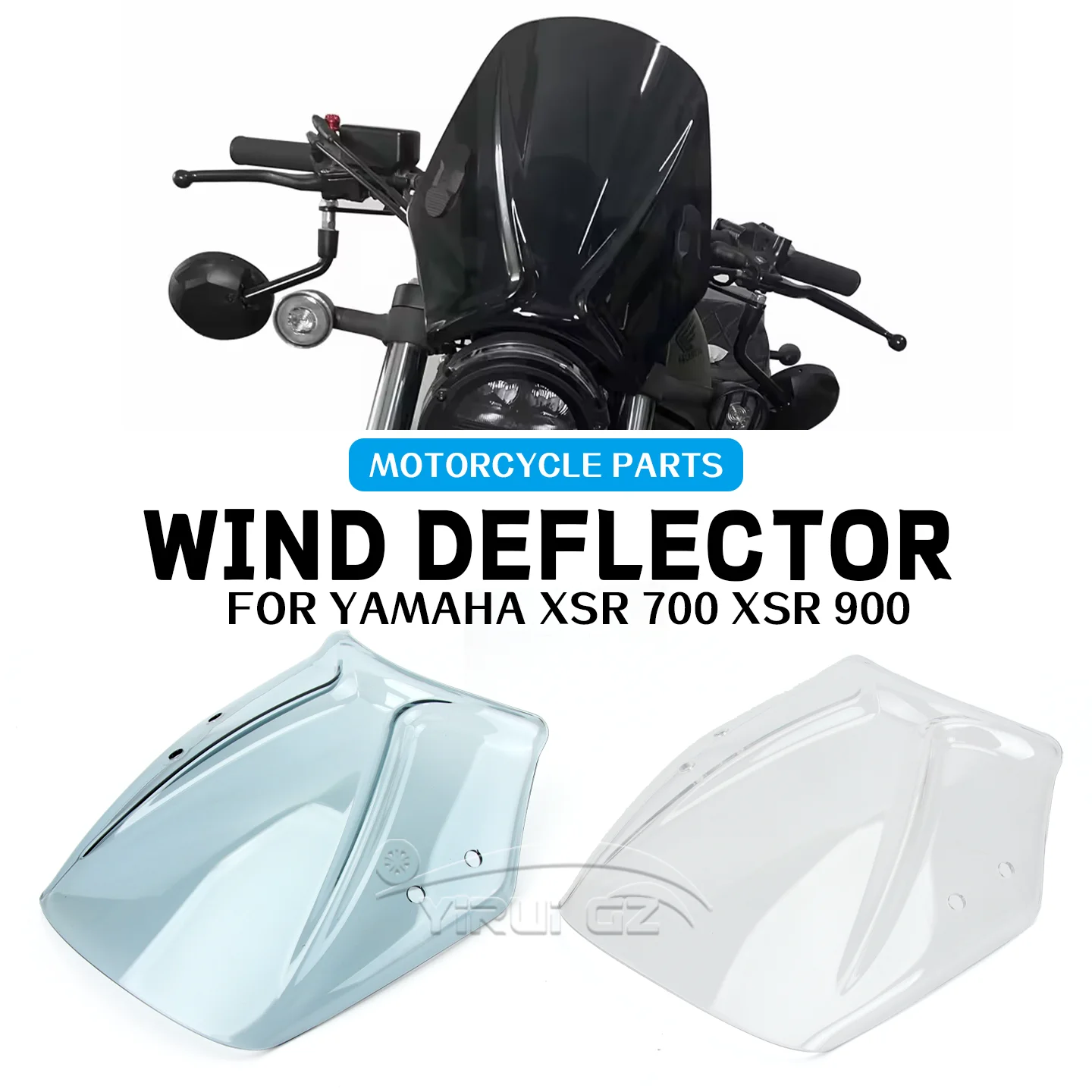 

Аксессуары для мотоциклов для YAMAHA XSR700 xsr900 XSR700 XSR900 XSR900 2016-ветровое стекло, ветровые дефлекторы, регулируемый кронштейн