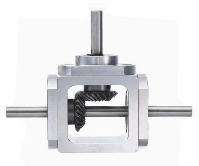 

1:1 Cross Commutator Right Angle Drive Gearbox 1M 20T 8MM Spiral Bevel Gear Reducer