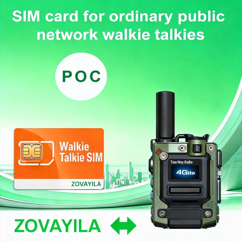 Walkie Talkie Sim Card No Fee Oceania Contract 300MB/30 Days 4G M2M IoT SIM for ZELLO POC Devices for K300 Etc. - view 4