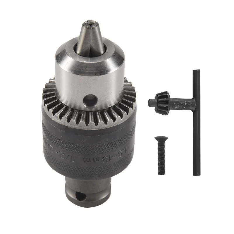 

ABYL 1.5-13mm Drill Chuck Drill Adapter 1/2 Inch Changed Impact Wrench Into for Electric Drills