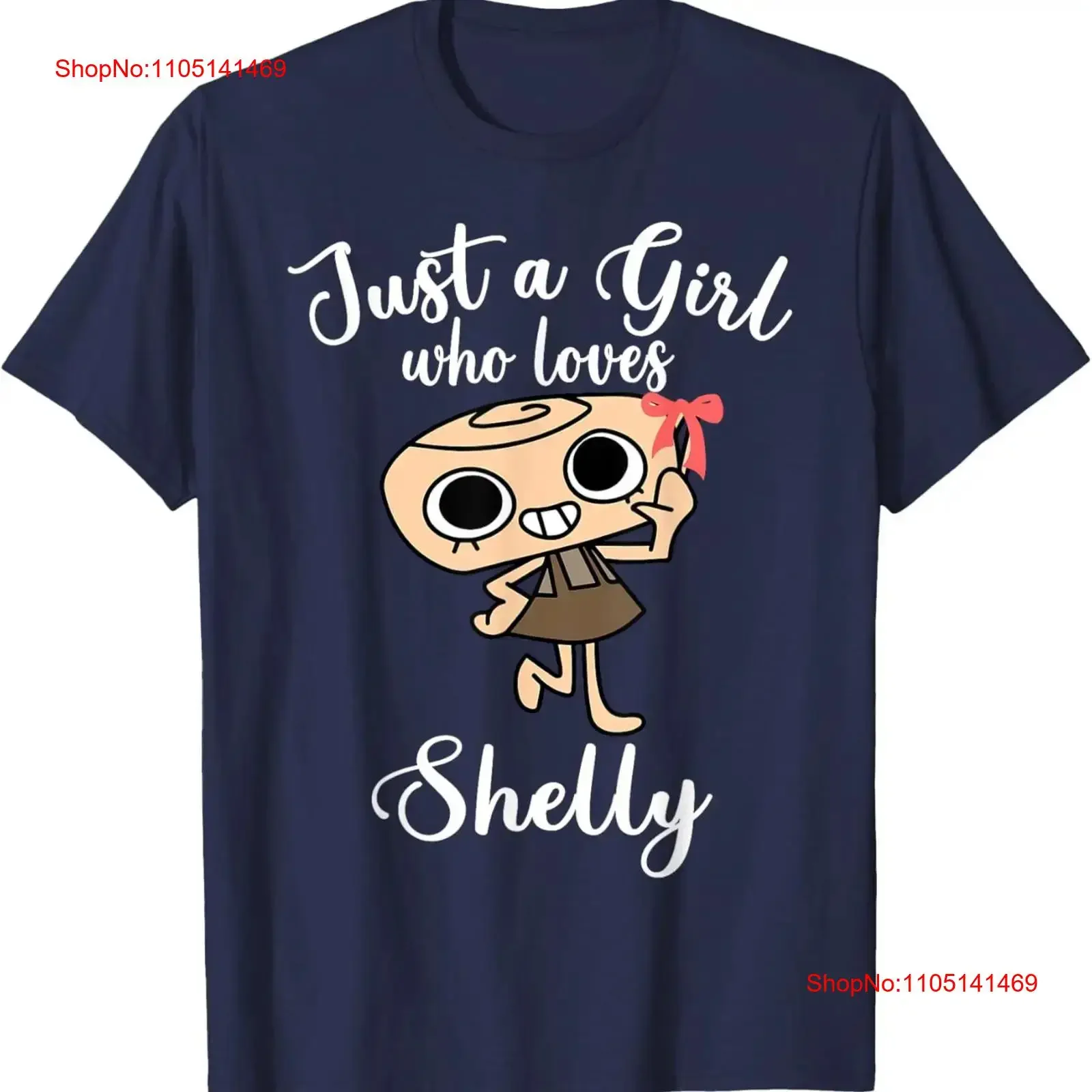 مجرد فتاة تحب شيلي داندي العالم مضحك تي شيرت خمر غسلها عادية أوم الأعلى للارتداء اليومي تنفس #1
