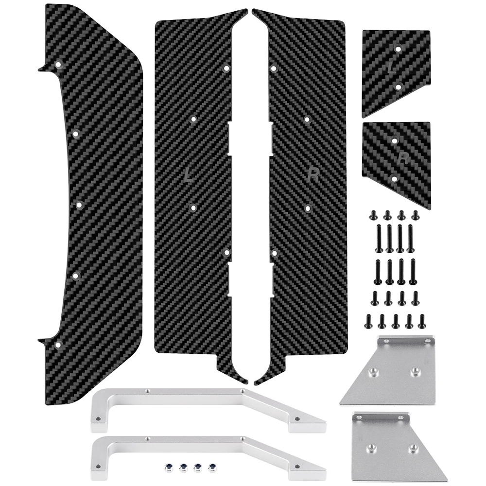 Velocidad de fibra de carbono AXSPEED ​ ​ Kit para ARRMA VENDETTA 3S 1/8 RC accesorios de piezas de actualización de coche